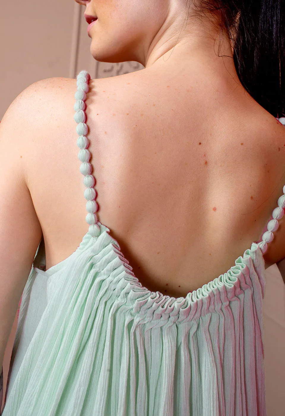 PEARLS ON A STRING MINI DRESS