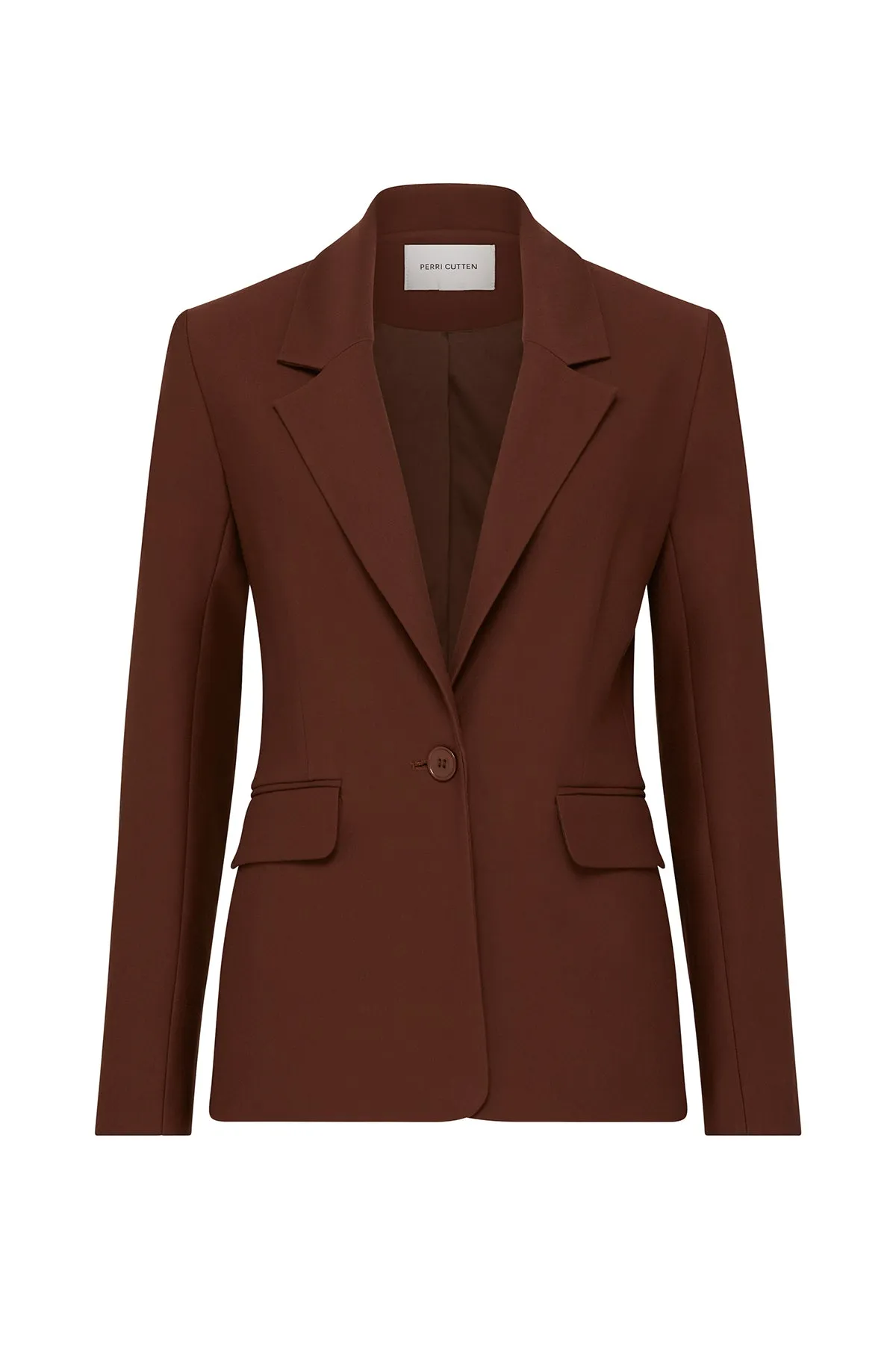 Regent Ponte Jacket - Cognac