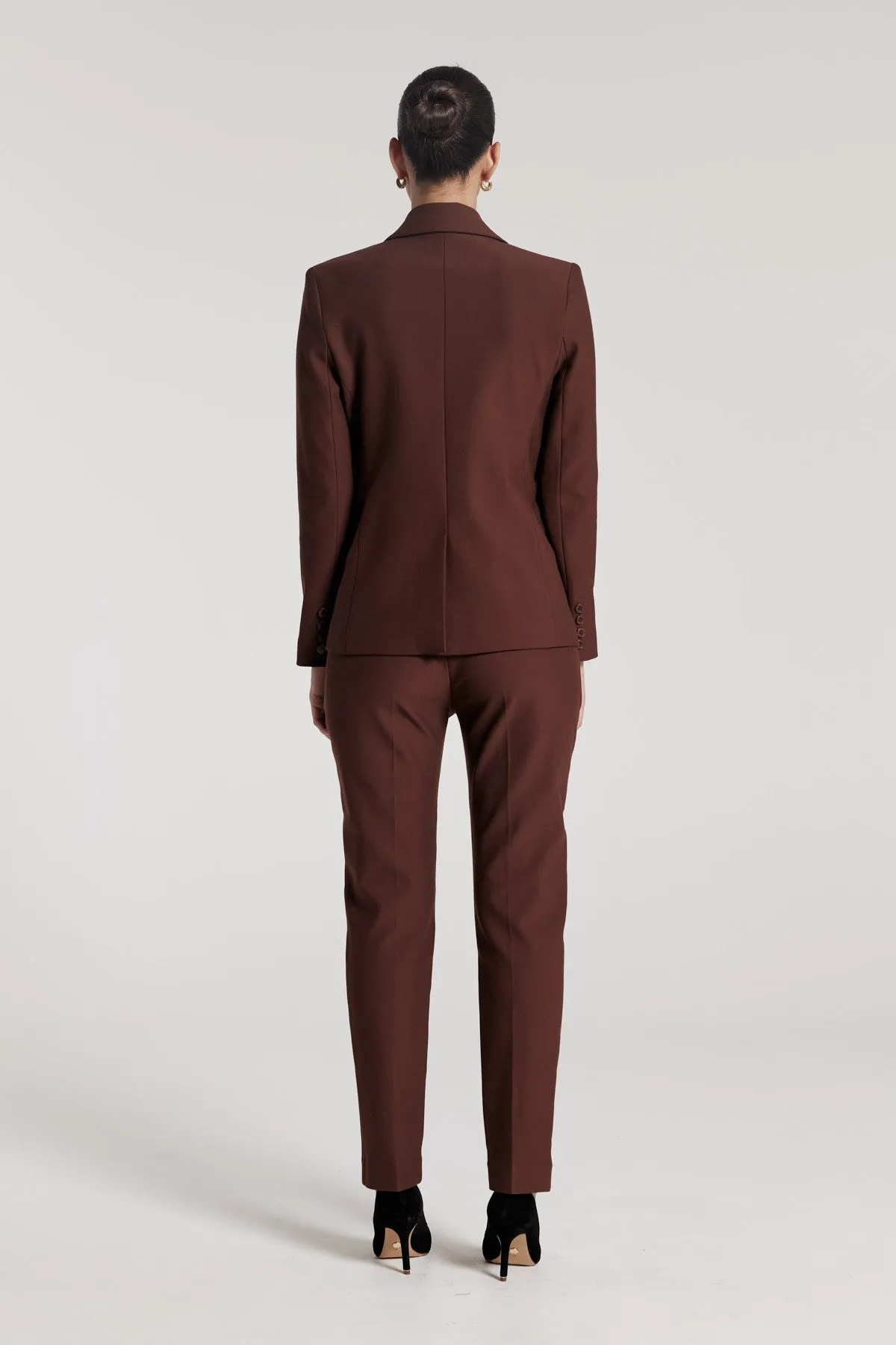 Regent Ponte Jacket - Cognac