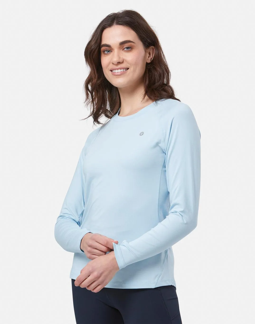 Relentless Long Sleeve Tee in Baby Blue