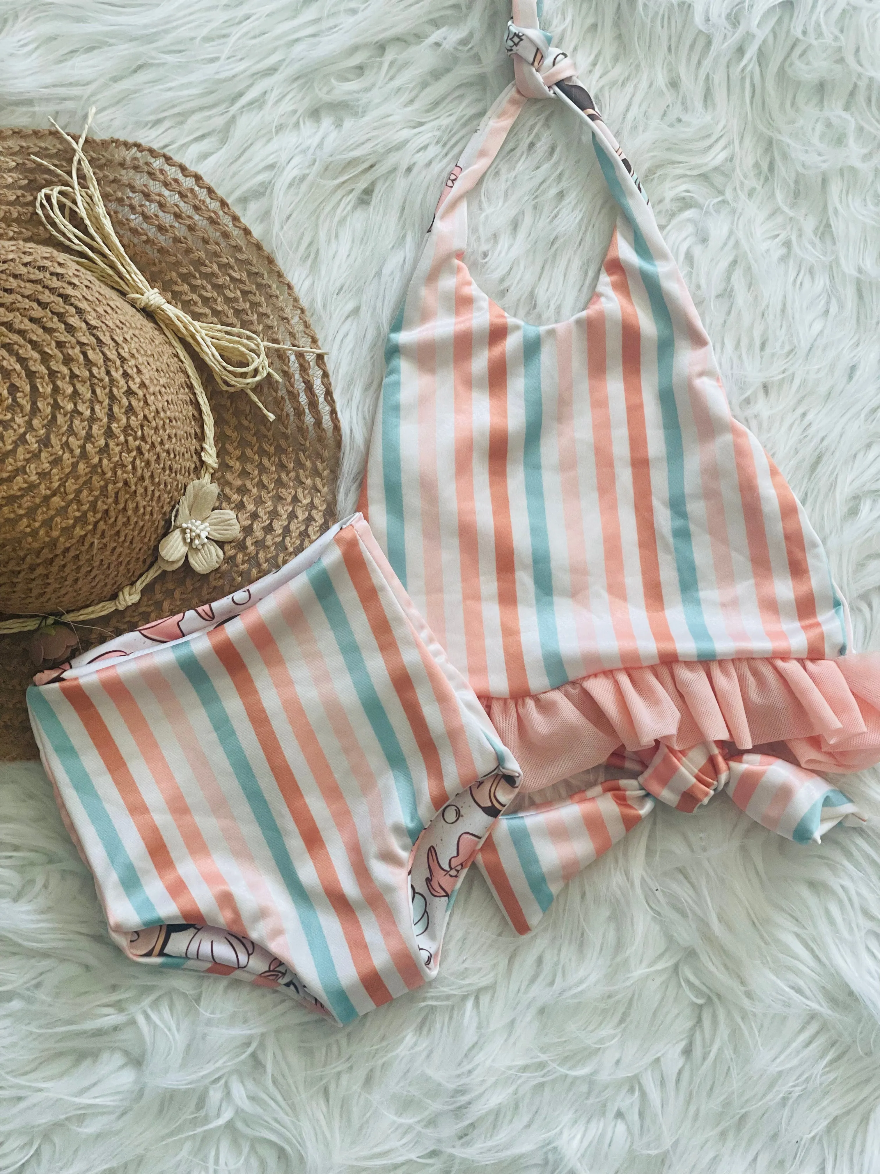 Reversible 2 Pc Swimsuits