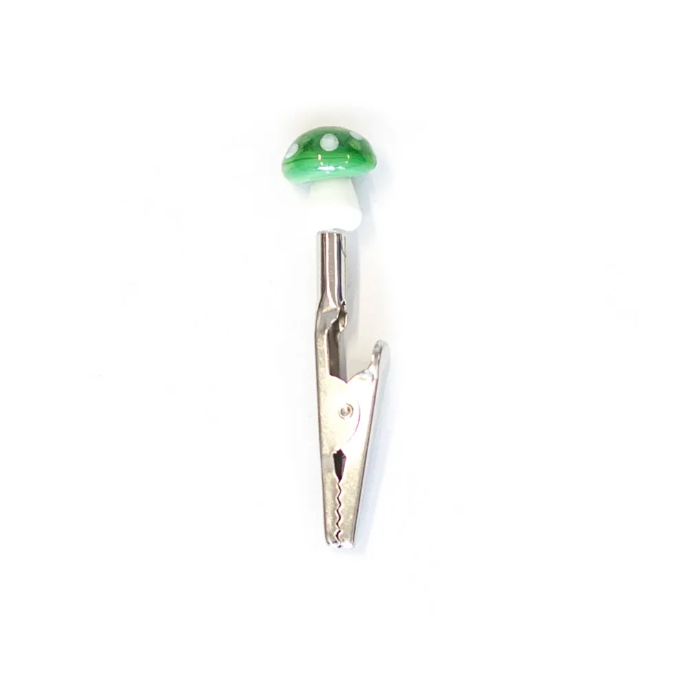 Roach Clip - Assorted Designs (Mushrooms & Dice)