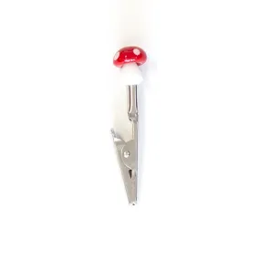 Roach Clip - Assorted Designs (Mushrooms & Dice)