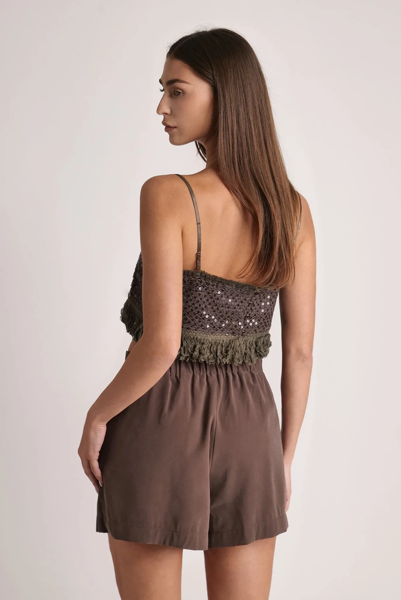 SABINA MUSAYEV Bobi Top - Dark Brown