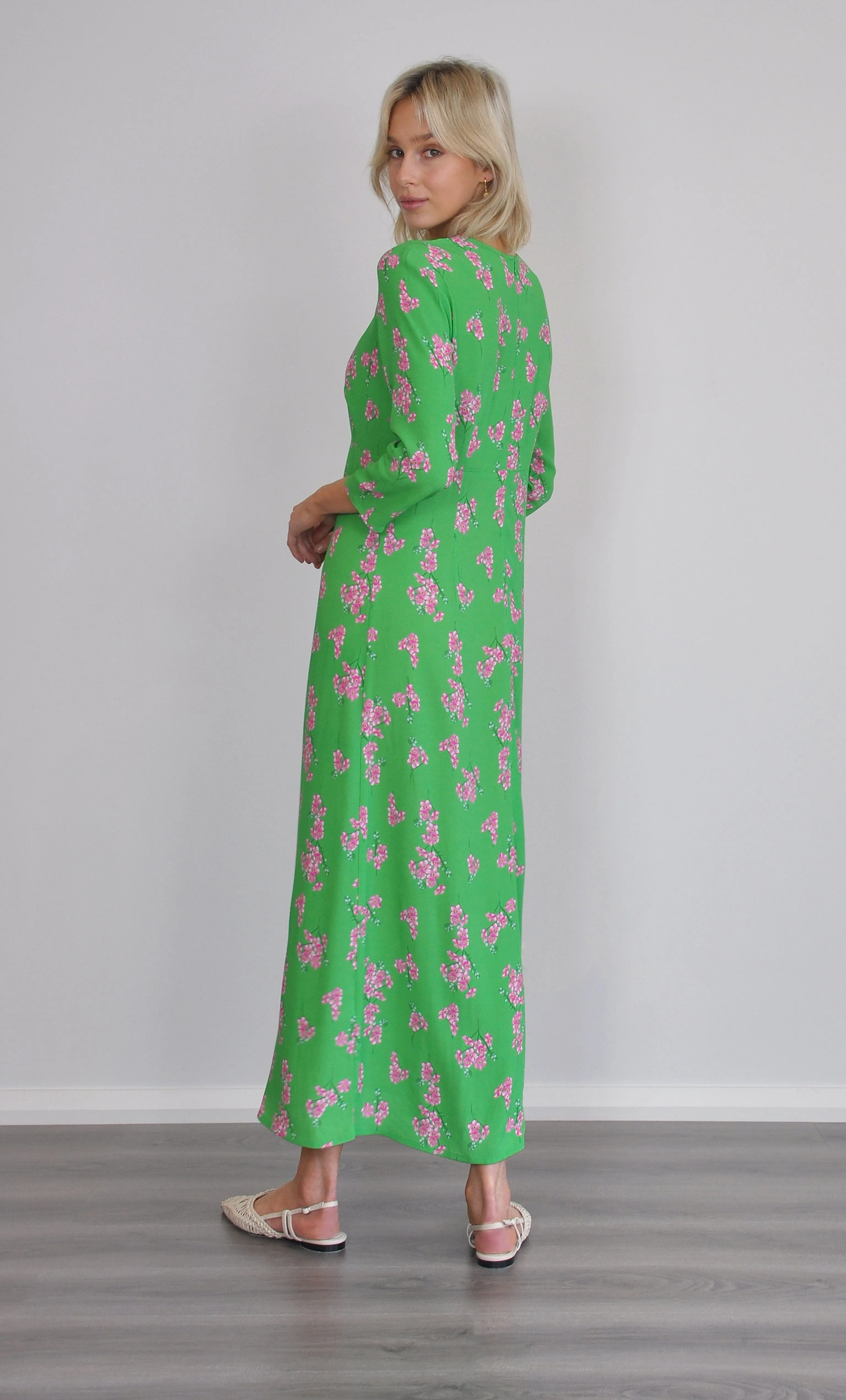 The Tunik Vivienne empire dress - Cherry Blossom print