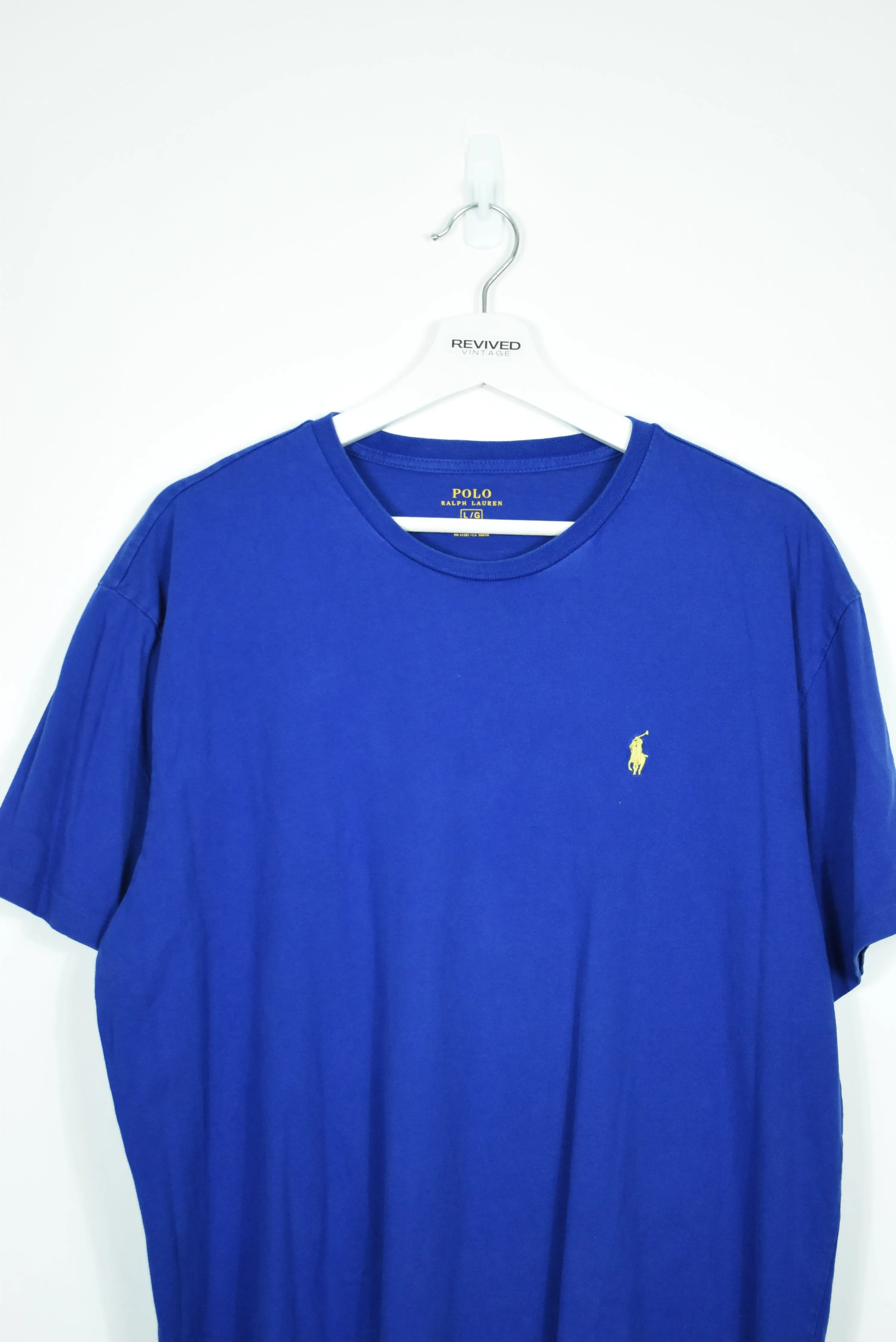 Vintage Ralph Lauren Polo Navy T Shirt Large